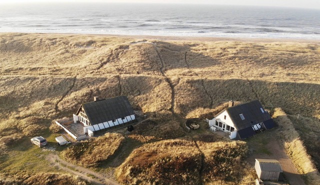 Fantastic! House Bassekrej is situated in the dunes on the wide sandy beach.