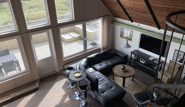 Fantastic! House Bassekrej is situated in the dunes on the wide sandy beach.