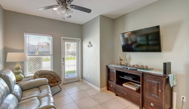 Fantastic pet friendly home only half a block to the beach! Community Pool!