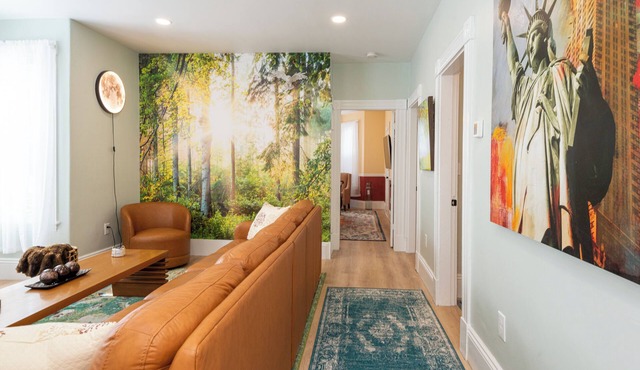 Fantastic remodeled 3-bedroom apartment with AC in charming downtown Beverly.