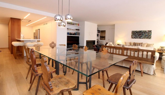 Fantastic view with stylish living in the center of St. Moritz