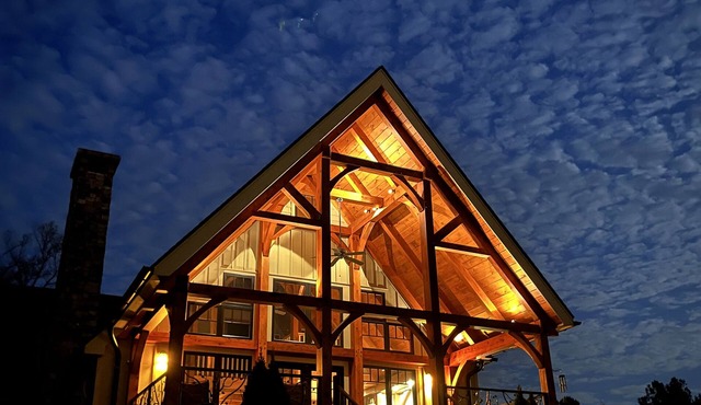 Farm Stay with animals in beautiful Timber Frame House in the Foothills of W. NC