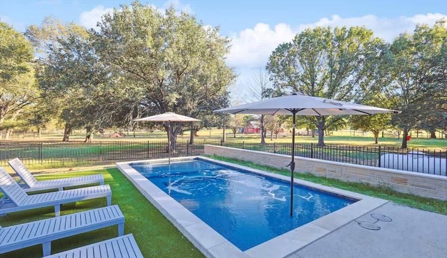 Farm stay with hot tub