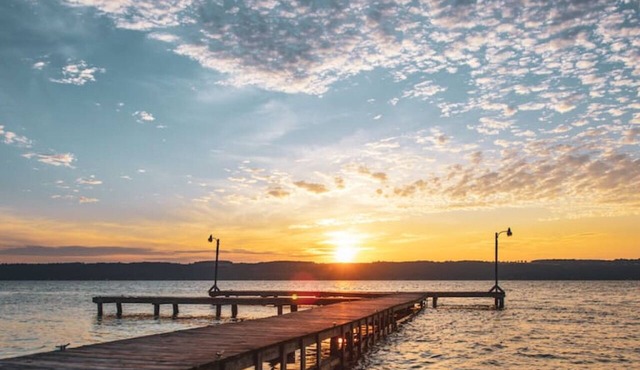 Farmhouse at the Cayuga Shoreline