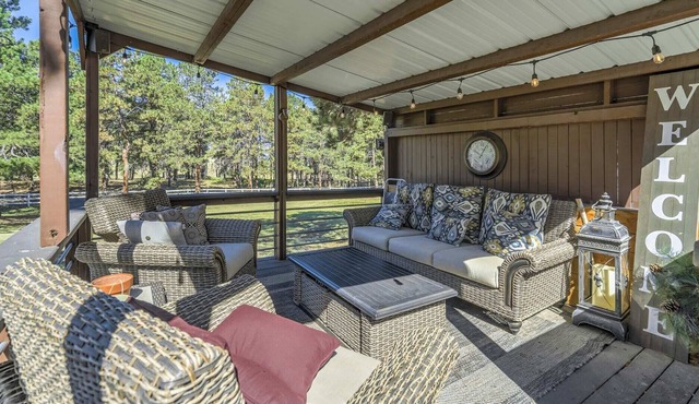 Farmhouse | Entertaining Deck | Forest Serenity