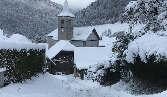 Farmhouse in a mountain village