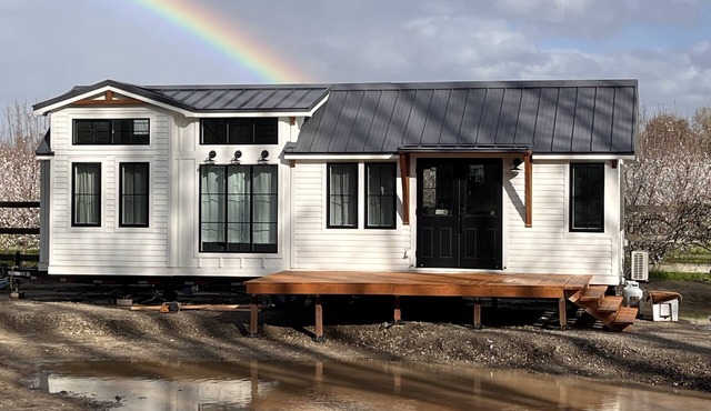 Farmhouse styled Tiny Home located inside beautiful private gated estate!