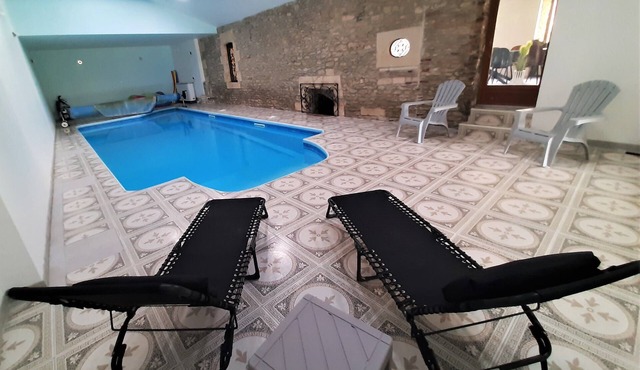 Farmhouse with heated indoor pool