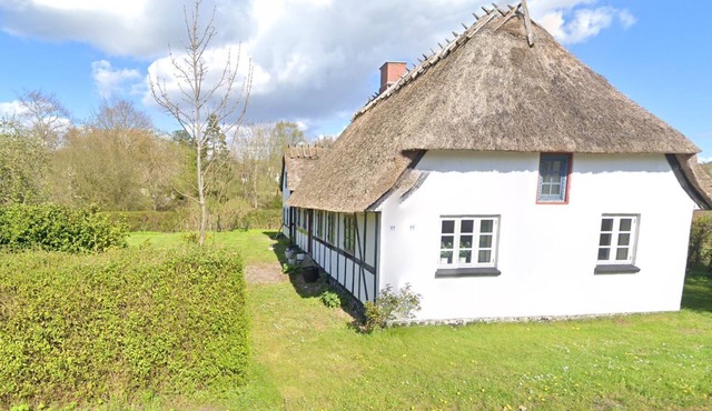 Farmhouse with large garden in beautiful nature near the beach