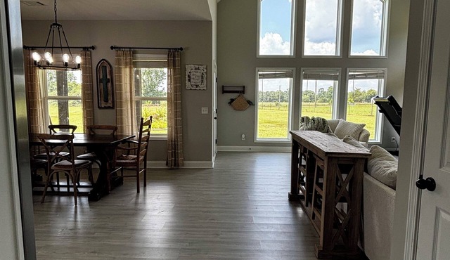 Farmhouse with pond in Berry, only 36 miles from Bryant-Denny Stadium!