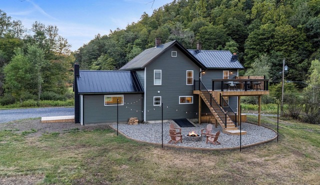 Farmhouse with stocked trout stream tucked in the hills of Cameron County!