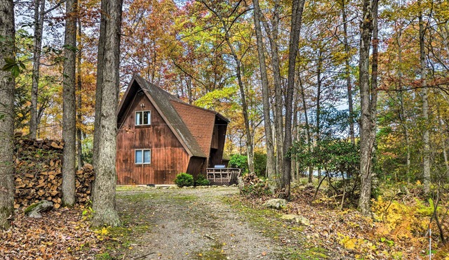 Farmington A-Frame w/Lake Access & Fire Pit!