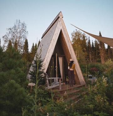 Farouche Tremblant Cabines nature avec bain nordique
