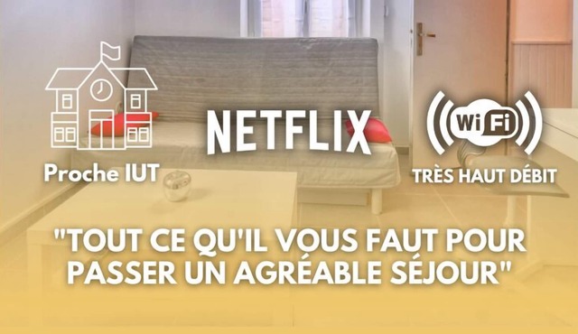 Faubourg d'Isle 1 Cozy Studio near IUT station