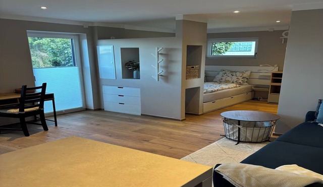 Feel-good studio with balcony (30 sqm) in Haßfurt