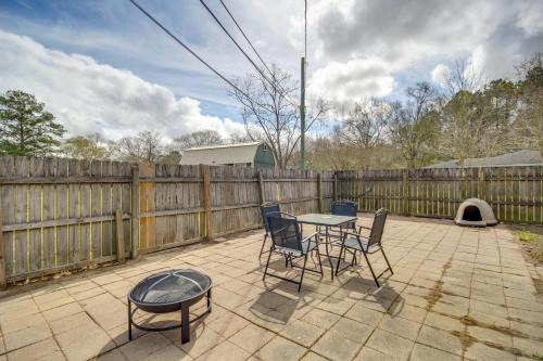 Fenced-In Yard and Patio Pet-Friendly Carriere Home