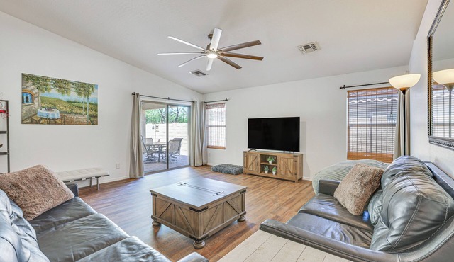 Fenced Yard + Fire Pit: Quiet Home in Surprise