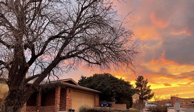 Fenced yard, Office, and Coffee bar! Come stay in this peaceful ABQ home!