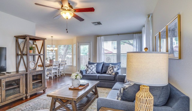 Fenced Yard + Patio: Family Home in Round Rock