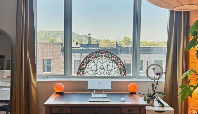 Feng-Shui loft in Mile-End with breathtaking view of Mont-Royal!