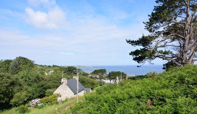 Ferienhaus mit Meerblick, 3 min zum Strand