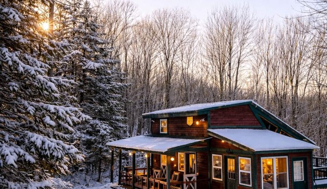 Fern Forest Cabin: Luxury Catskills Getaway