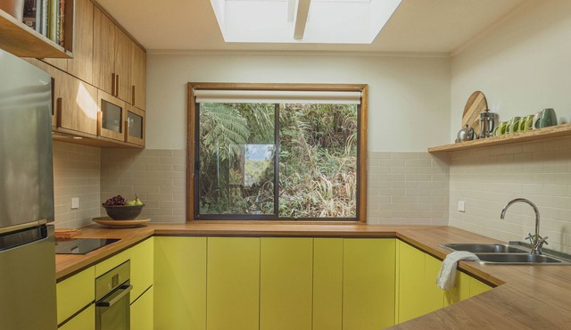 Fern House - bush by beach @ wye river