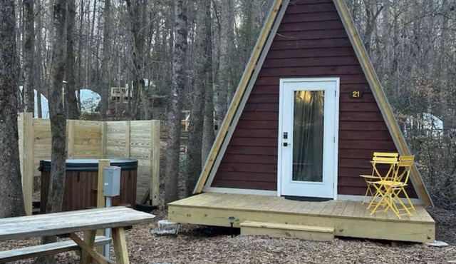 Field Trip Unit 21 Deluxe Aframe with private hot tub
