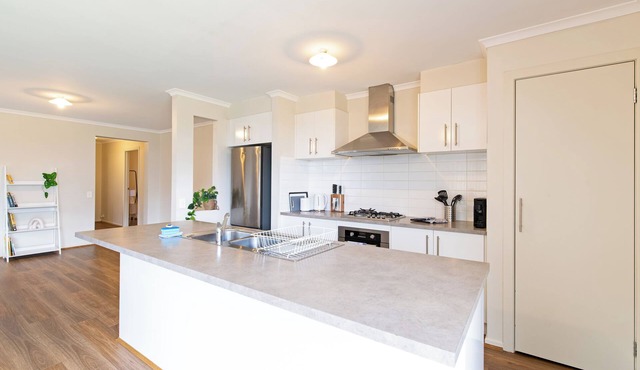 Fiesta Retreat with 2 Living Areas, BBQ Space, and Prime Location Near Parks & Shopping