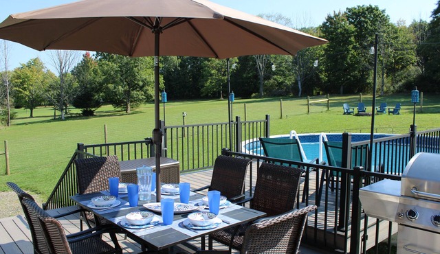 Finger Lakes House has private Pool, Fire Pit & Extra Amenities in Hammondsport