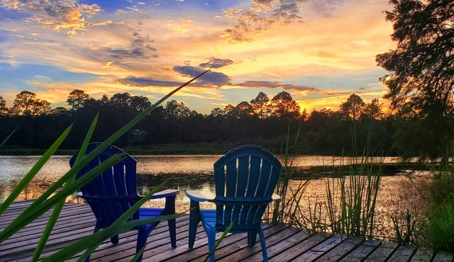 Fins to the Left on Blackwater River - 35 mins to the Beach