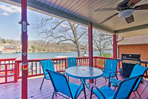 Fire Pit and Dock Lake of the Ozarks Hiller Haus