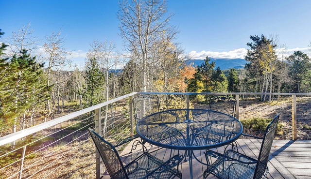 Fire Pit & Peak Views: Gold Camp Area Cabin