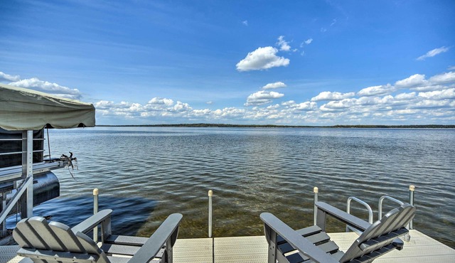 Fire Pit + Sauna: Waterfront Escape in Crosslake!
