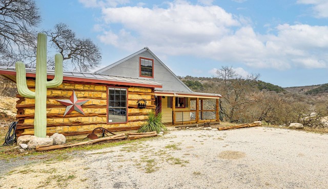 Fire Pit, Views: Peaceful Texas Hill Country Cabin