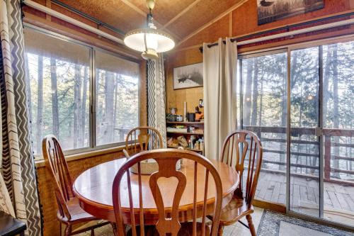 Fire Pit & Water Views! Woodsy Tygh Valley Retreat