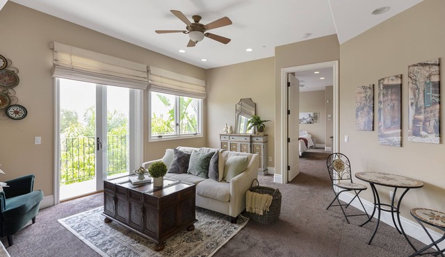 Fireplace & Terrace North Tustin