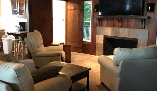 FireWater Cottage with serene Lake views and a cozy relaxing environment.