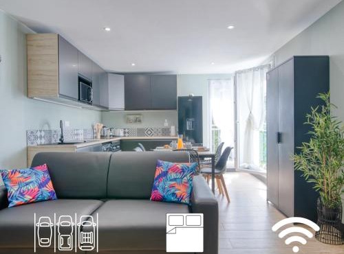 First flight Colomiers - à 8 mn de l'aéroport- Proche Airbus - 6 voyageurs