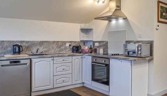 First floor barn conversion close to Zip World and Bike Park Wales.