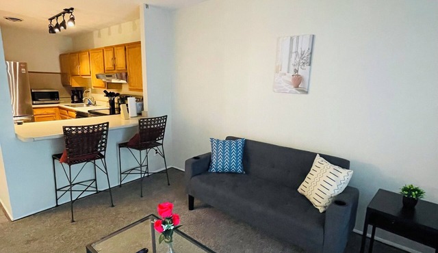 First‑Floor Comfort: 2BR/2BA Condo w/Private Parking, Contact us for Discount