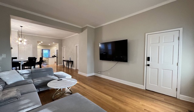 First floor unit of a delightful retreat in the Frank Lloyd Wright district.