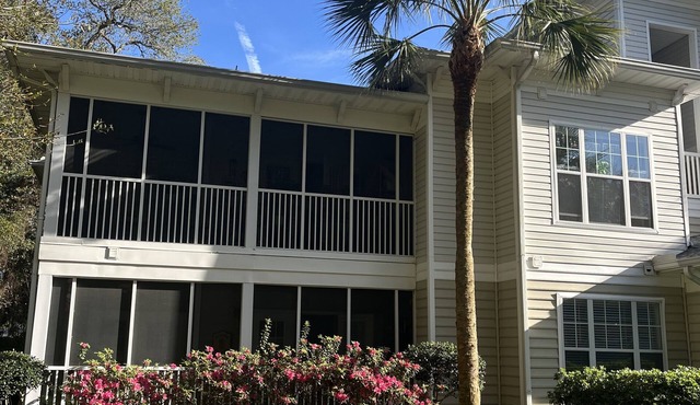 First floor end unit freshly painted with Updated master bath, and kitchen.
