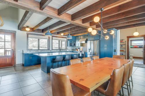 Fish, Hike and Ski Mtn-View Gunnison Home with Sauna