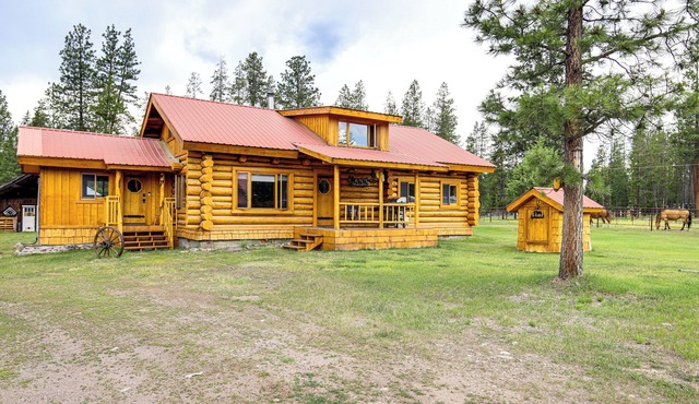 Fish & Hike: Seeley Lake Cabin on 2 + Acres!