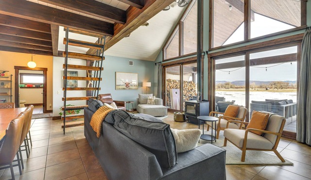 Fish, Hike & Ski: Mtn-View Gunnison Home w/Sauna