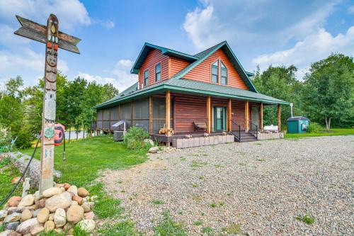 Fish & Swim: Lakefront Mora Home on 2 Acres!