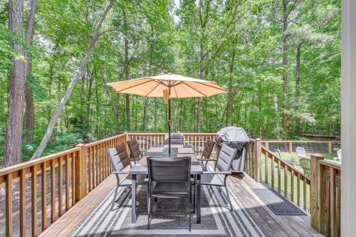 Fisher's Retreat Near Lake Thurmond: Tignall Home