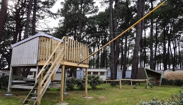 Fisheries - Wooden structure and canvas + electricity for 2 people