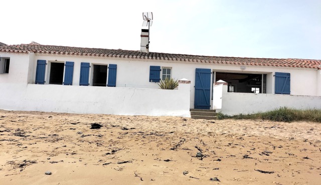 Fisherman's house on the beach